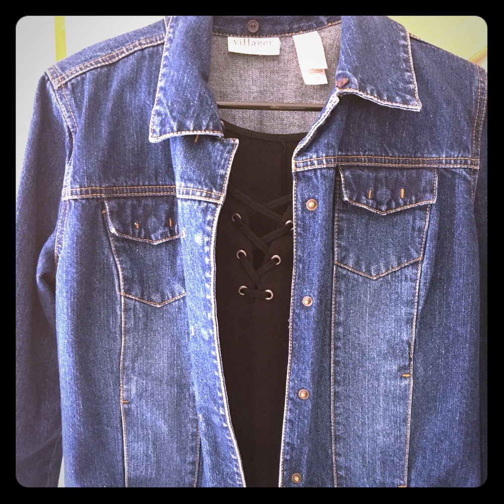 🍁Jean Jacket🍁 Liz Claiborne Size Small